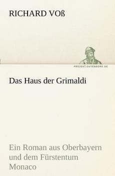 Paperback Das Haus Der Grimaldi [German] Book