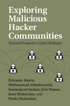 Hardcover Exploring Malicious Hacker Communities: Toward Proactive Cyber-Defense Book