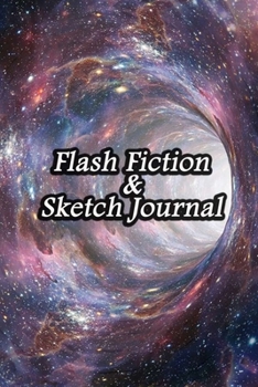 Paperback Flash Fiction & Sketch Journal: Write & Create Story Workbook with Flash Fiction and Sketch Page Book For Creative Writing and Drawing for Writers - M Book