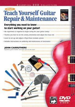 Paperback Alfred's Teach Yourself Guitar Repair & Maintenance: Everything You Need to Know to Start Working on Your Guitar!, Book & DVD (Hard Case) (Teach Yourself Series) Book