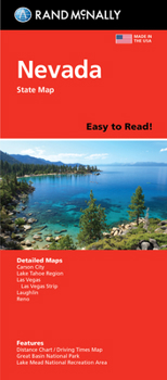 Map Rand McNally Easy to Read Folded Map: Nevada State Map Book