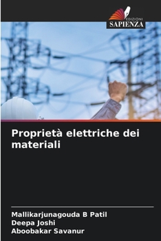 Paperback Proprietà elettriche dei materiali [Italian] Book