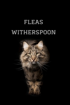 Fleas Witherspoon: Personalized Name Journal Notebook for Cat and Unicorn Lovers - (Wide Ruled Notebook, 100 Pages, 6x9 inches)
