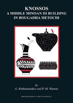 Hardcover Knossos: A Middle Minoan Building in Bougadha Metochi Book