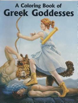 Paperback Color Bk of Greek Goddesses Book