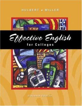 Paperback Effective English for Colleges [With CDROM and Infotrac] Book