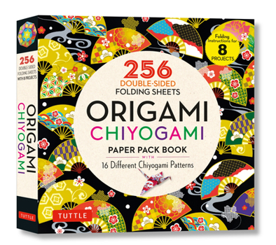 Paperback Origami Chiyogami Paper Pack Book: 256 Double-Sided Folding Sheets (Includes Instructions for 8 Models) Book