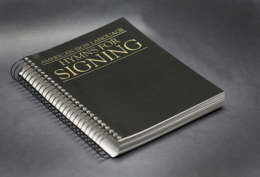 Paperback Hymns for Signing - American Sign Language Book