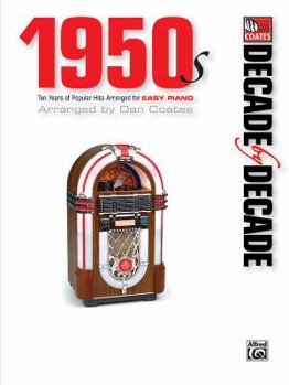 Paperback Decade by Decade 1950s: Ten Years of Popular Hits Arranged for Easy Piano Book