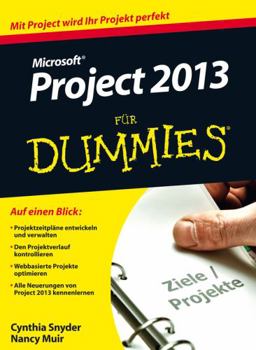 Paperback MS Project 2013 Fur Dummies [German] Book