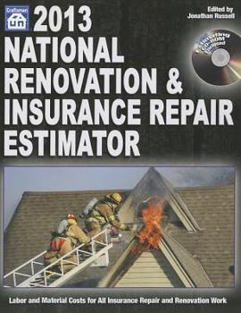 Paperback National Renovation & Insurance Repair Estimator 2013 Book