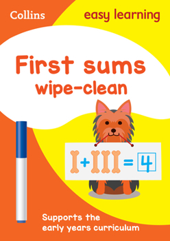 Product Bundle First Sums: Wipe-Clean [With Pen] Book