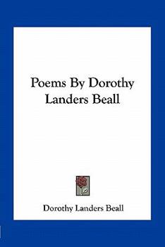 Paperback Poems By Dorothy Landers Beall Book