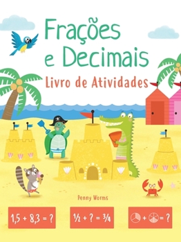 Paperback Frações e decimais: livro de atividades [Portuguese] Book