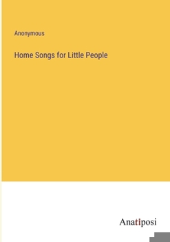 Paperback Home Songs for Little People Book