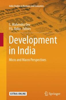 Paperback Development in India: Micro and Macro Perspectives Book