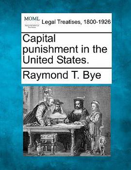 Paperback Capital Punishment in the United States. Book