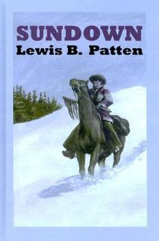 Hardcover Sundown: A Western Duo [Large Print] Book