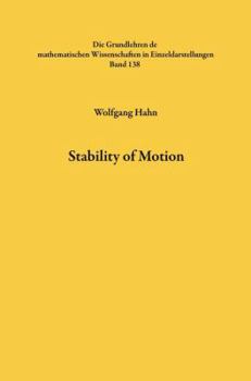 Hardcover Stability of Motion Book