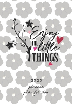 2020 Planner Planificador Monthly : English Spanish ESL Planner Notebook Journal, Monthly Calendar with Coloring Pages, Dot Grid Pages for to Do Lists, Drawings, to Carry in Bag Organizer