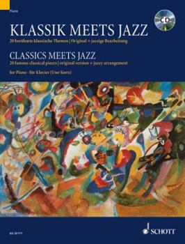 Hardcover Classics Meets Jazz for Piano Book