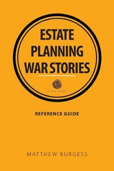 Paperback Estate planning war stories Book