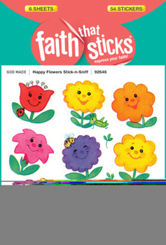 Paperback Happy Flowers Stick-N-Sniff Book