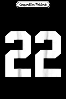 Composition Notebook: 23 Lucky Number 23rd Year Birthday Age Sports Team Vintage  Journal/Notebook Blank Lined Ruled 6x9 100 Pages