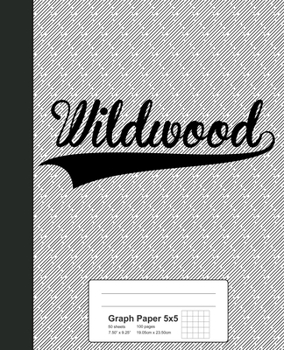 Paperback Graph Paper 5x5: WILDWOOD Notebook Book