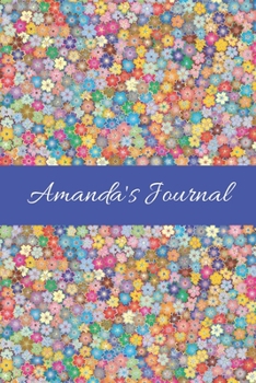 Paperback Amanda's Journal: Cute Personalized Name College-Ruled Notebook for Girls & Women - Blank Lined Gift Journal/Diary for Writing & Note Ta Book