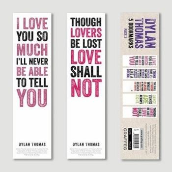 Unbound Dylan Thomas Bookmarks - Pack 2: Pack 2 Book