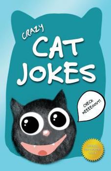 Paperback Crazy Cat Jokes: An Illustrated Collection Book