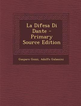 Paperback La Difesa Di Dante [Italian] Book