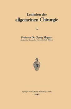 Paperback Leitfaden Der Allgemeinen Chirurgie [German] Book