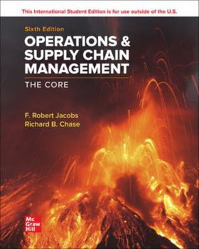 Paperback Operations and Supply Chain Management: The Core ISE Book