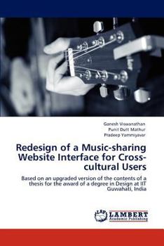 Paperback Redesign of a Music-sharing Website Interface for Cross-cultural Users Book