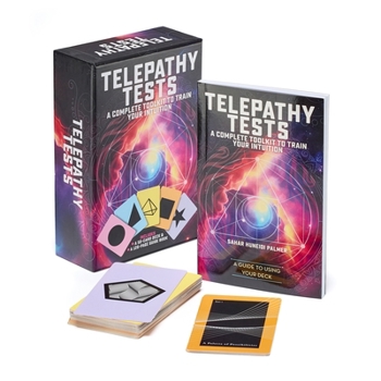 Paperback Telepathy Tests Book & Card Deck: A Complete Toolkit to Train Your Intuition [With Guide Book] Book
