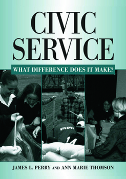 Hardcover Civic Service: What Difference Does It Make? Book