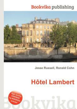 Paperback Hotel Lambert Book