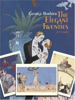 Paperback The Elegant Twenties: 24 Cards Book