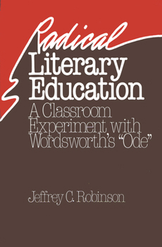 Paperback Radical Literary Education Book