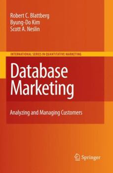 Hardcover Database Marketing: Analyzing and Managing Customers Book