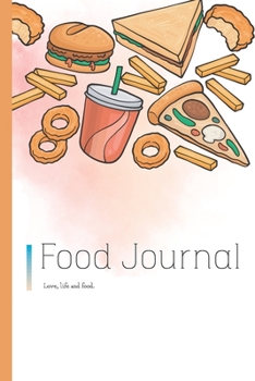 F4 Food Journal Pizza Cake: A daily food and exercise journal for healthy living| Weight loss journal, Meal planner and Activity tracker (120 pages, 6 x9 ‘’) (120 days meal and activity tracker)