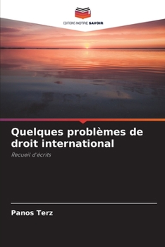 Paperback Quelques problèmes de droit international [French] Book