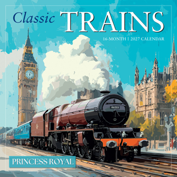 Calendar Classic Trains Book