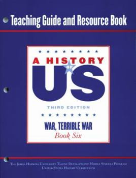 Spiral-bound Johns Hopkins University Teaching Guide and Resource Book 6 Hofus (A ^AHistory of US) Book