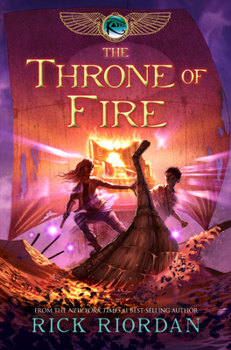 Hardcover Kane Chronicles, The, Book Two: Throne of Fire, The-Kane Chronicles, The, Book Two Book