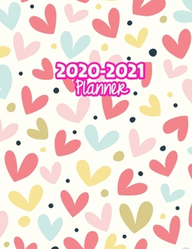 2020-2021 Planner: Two Year Calendar Organizer and Goal Journal | January 2020 - December 2021 Daily, Weekly and Monthly Planner Book with Back Sticker Expression Wall for 2 Years | Design Code 539933