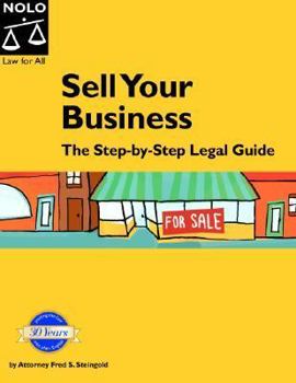 Paperback Sell Your Business: The Step by Step Legal Guide Book