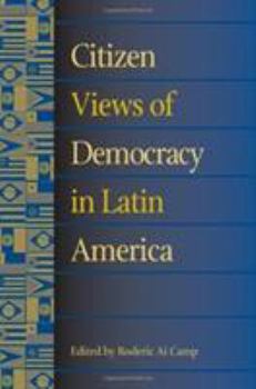 Paperback Citizen Views of Democracy in Latin America [With CDROM] Book
